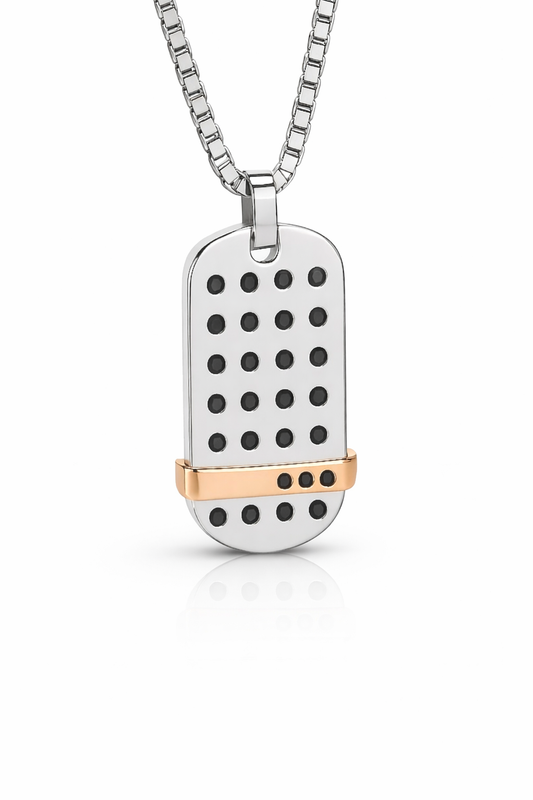 Dog Tag Stainless Steel Pendant image 0