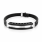 Stainless Steel Leather Bracelet image 0