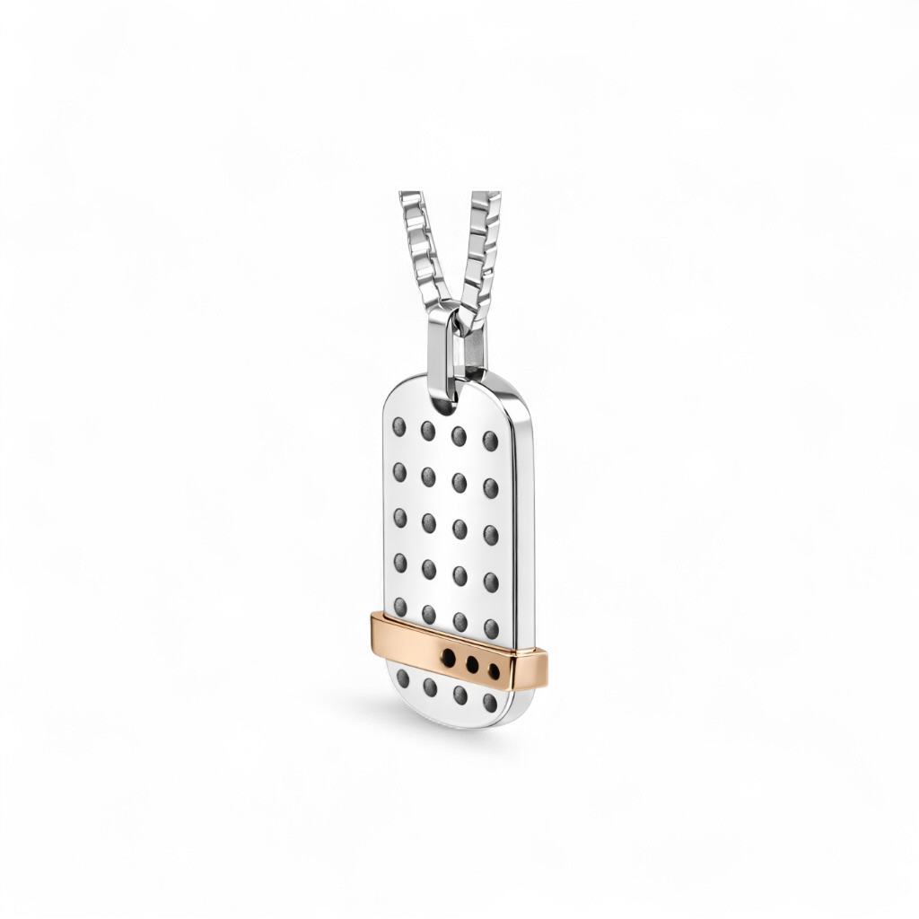 Dog Tag Stainless Steel Pendant image 1