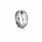 Faceted Tungsten Carbide Ring image 1