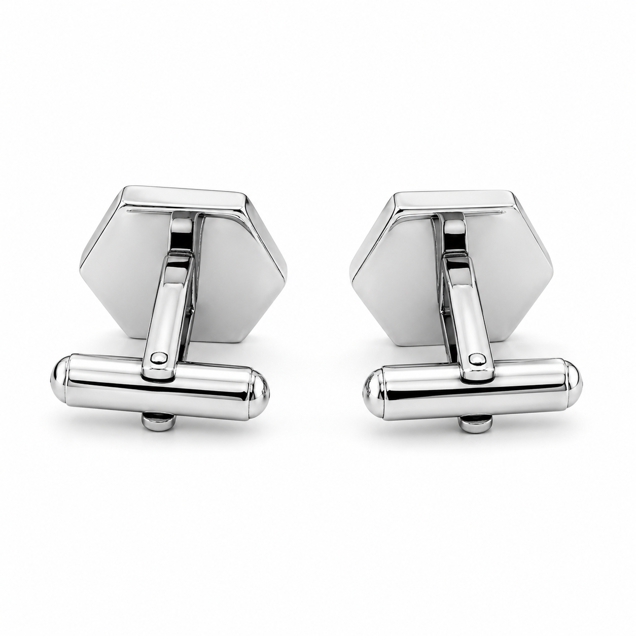 Stainless Steel Carbon Fibre Cufflink image 2