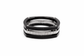 Black & Stainless Steel Ring image 1