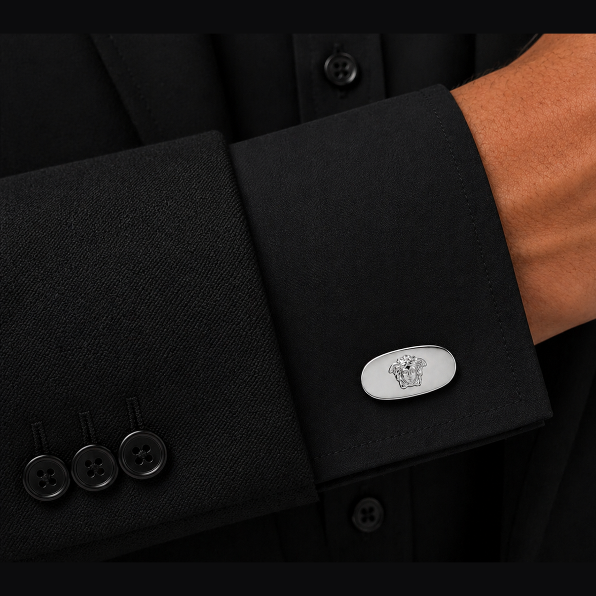 Madusa Stainless Steel Cufflink image 3