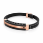 Stainless Steel Leather Bracelet image 1