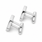 Stainless Steel Carbon Fibre Cufflink image 1