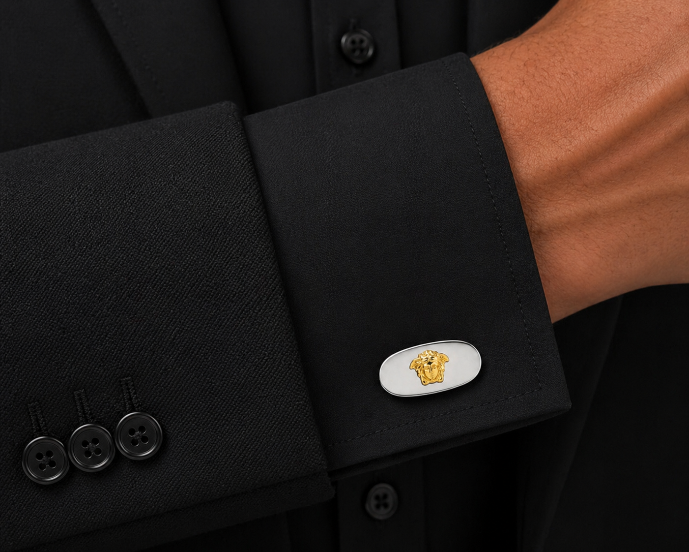 Madusa Stainless Steel Cufflink image 3