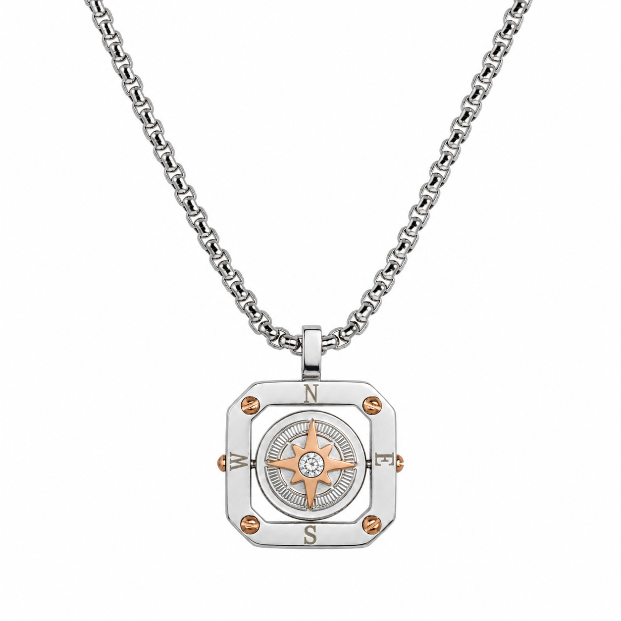 Compass Pendant Necklace