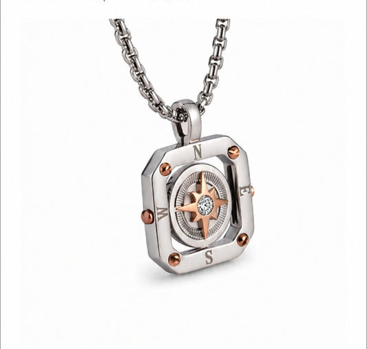 Compass Pendant Necklace