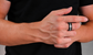 Black & Stainless Steel Ring