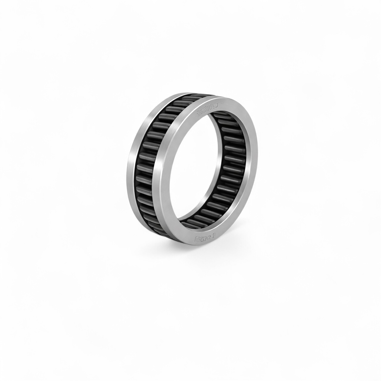 Black Roller Stainless Steel Ring